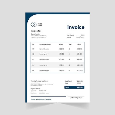 Vector modern vector abstract invoice de... | Premium Vector #Freepik #vector #bill-book #invoice-book #invoice #bill Bill Book Design Ideas, Bill Book Design, Bill Book, Invoice Design Template, Bill Template, Invoice Design, Cosmetic Logo, Book Template, Vector Photo