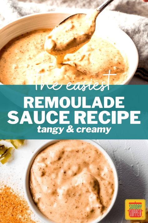 Remuloude Sauce Recipe, Remalaude Sauce, Romulade Sauce, Remolaude Sauce, Cajun Remoulade Sauce, Remoulade Sauce Recipe, Cajun Remoulade, Best Sauce Recipe, Cajun Sauce