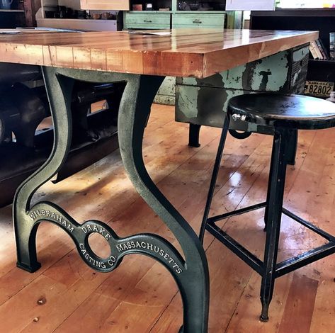 Customize your decor with cast iron table legs. Choose from different styles. Cast Iron Table Legs Ideas, Kitchen Table Metal Legs Ideas, Steampunk Dining Table, Iron Table Legs Ideas, Table Legs Ideas Metal, Metal Table Legs Ideas, Table Legs Ideas, Corian Worktop, Live Edge Table Legs