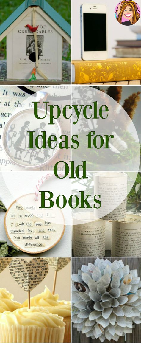 21 Ways to Upcycle Your Old Books Upcycled Books Crafts, Read Every Day, Diy Old Books, Good Books To Read, Outdoor Fall Decor Ideas, Unique Bookmarks, Old Book Crafts, Paper Art Sculpture, Book Lamp