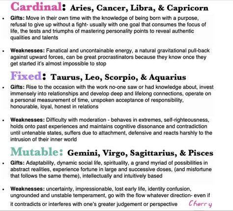 Modality Astrology, Time Tarot, Tarot Time, Sun Capricorn, Libra Sun, Medical Astrology, Astrology Meaning, Zodiac Wheel, Spiritual Psychology