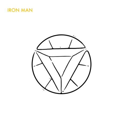 Simple Halo Tattoo, Iron Man Heart Tattoo, Simple Iron Man Tattoo, Mcu Tattoo Ideas, Small Iron Man Tattoo, Simple Marvel Tattoo Ideas, Iron Man Embroidery, Subtle Marvel Tattoo, Arc Reactor Tattoo