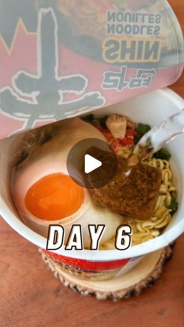 Kirby Ip on Instagram: "😎 DAY 6 of 15 - EASY HACKS AND RECIPES

Save this Curry Cup Noodle Hack because it’s the easiest way to get your Japanese curry fix when you’re having a craving 🙆‍♀️

🌟 Follow @eatingwithkirby for Day 7 of my Easy Hacks and Recipes 🌟

For this simple hack, you’ll need:
- 1 Cup Shin Ramyun or any other cup noodle (that does not have seasoning already in the noodles)
- 1 egg
- 3/4 Japanese curry cube 

Remove the seasoning packet from the cup noodle and save it for later!

Add 3/4 of a Japanese curry cube (you can get this at specialty Asian supermarkets) and an egg. Pour boiling water on top and make sure to pour it on top of the egg to semi-cook the top of it.

After a few minutes, give it a good mix (poke the yolk and everything!) and add more of the curry cube Cup Noodles Recipes, Shin Ramyun, Japanese Curry, Easy Hacks, Cup Noodles, Boiling Water, Day 6, An Egg, Day 7