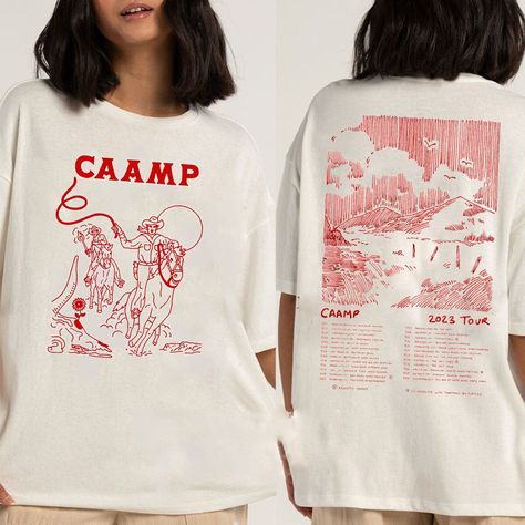 Shop CAAMP band fall tour 2023 merch, including unisex tee & hoodie. #caamp #caampband #caampmerch #falltour2023 #unisextee / #Band_Merch_Ideas #Band_Shirt_Ideas #Sweatshirt_Design_Ideas #Hoodie_Design_Ideas Band Merch Ideas, Folk Band, Graphic Shirt Design, Retro Neon, Festival T Shirts, Shirt Print Design, Concert Shirts, Concert Tshirts, Concert Tees