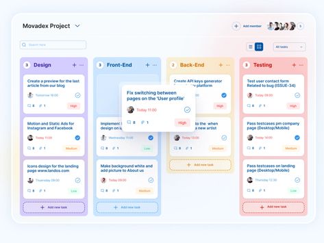 Task Manager — Organize Your Life by Movadex Studio on Dribbble Dashboard Design Template, Analytics Design, Task Management App, Login Page Design, Ui Design Dashboard, App Design Layout, Card Ui, Task Manager, Ui Design Website