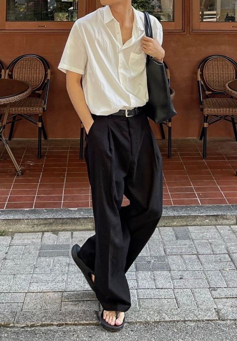 Japanese Minimalist Fashion, Most Pinned, Japanese Minimalist, Korean Summer Outfits, Trendy Boy Outfits, Classy Outfits Men, Mens Trendy Outfits, Future Style, Mens Casual Dress Outfits