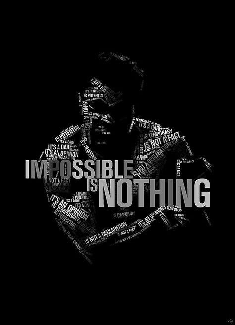 Muhammad Ali 'Impossible is nothing' Muhammad Ali Wallpaper, Muhammad Ali Art, Muhammad Ali Poster, Gym Motivation Wallpaper, Muhammad Ali Quotes, Impossible Is Nothing, Muhammad Ali Boxing, محمد علي, Mohamed Ali