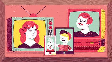 3 Ways Programmatic TV Addresses the New Brand-Viewer Dynamic, From The Trade Desk | Adweek Tv Illustration Art, Watching Tv Illustration, Social Illustration, Tv Illustration, Neat Drawings, Visual Library, Animation Stop Motion, Business English, Tv Dinner