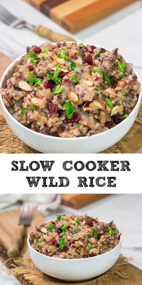 Wild Rice In Rice Cooker, Wild Rice Seasoning Recipe, Wild Rice Seasoning, Rice Seasoning Recipe, Wild Rice Hot Dish, Rice Recipes Side Dishes, Wild Rice Recipes Side Dishes, Rice Hot Dish, Slow Cooker Wild Rice