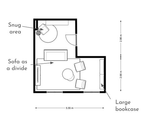 How to design an L shaped room — The Living House L Shaped Small Living Room, Small L Shaped Living Room Layout, L Shape Living Room Interior Design, L Shaped Lounge Room Layout, L Shaped Room Ideas, L Shape Room Ideas, L Shaped Bedroom Layout, L Shaped Bedroom, L Shaped Room