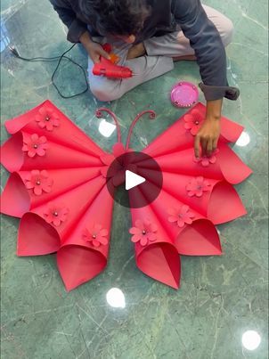 How To Make 3d Butterflies, 3d Butterfly Craft, Paper Butterflies Diy, Paper Butterfly Wall Art, Diy Butterfly Decorations, Paper Butterfly Crafts, Wall Decor Paper, Diy Paper Butterfly, Butterfly 3d