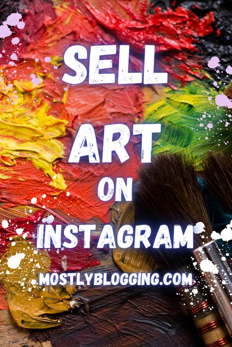 How To Sell Original Art, How To Sell Artwork, Art That Sells, Sellable Art, Selling Digital Art, How To Sell Art, Art Selling, Art Booth, Selling On Instagram