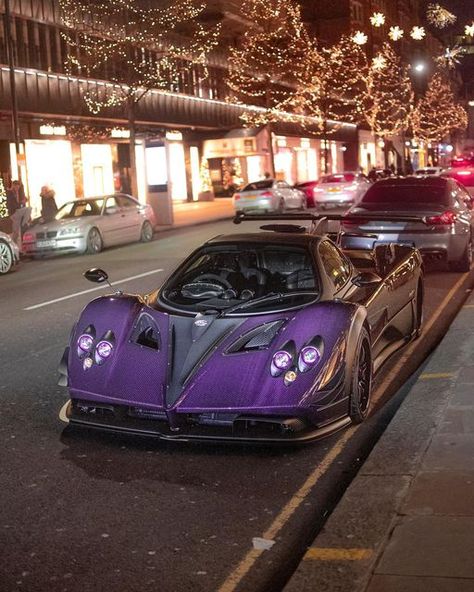 Pagani Car, Purple Car, Pagani Zonda, Pagani Huayra, Cool Car Pictures, Zoom Zoom, Pretty Cars, Car Games, Future Car