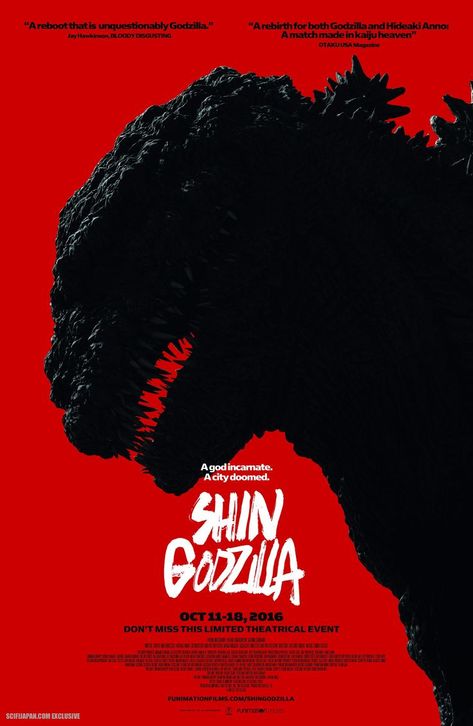 Shin Godzilla Poster, Famous Movie Posters, Shin Godzilla, Godzilla Wallpaper, All Godzilla Monsters, Best Movie Posters, Kaiju Art, Famous Monsters, Movie Covers