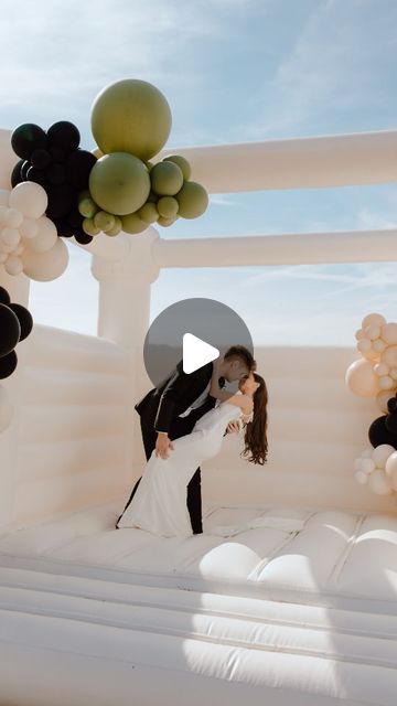 Bunny Hop ● NWA Ball Pit & Bounce House ● on Instagram: "Love it! 

#weddingbouncehouse #weddingdress #weddingfun #arkansasbride #arkansaswedding #2023bride" Arkansas Wedding, Ball Pit, Bounce House, Fun Wedding, Love It, Wedding Dresses, On Instagram, Instagram