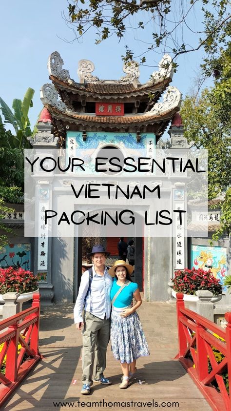 Vietnam Packing List, Vietnam Clothes, Vietnam Vacation, Trip To Vietnam, Packing For A Trip, Vietnam Trip, Pack For A Trip, Vietnam Holidays, Vietnam Dress