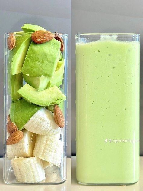 Salad Lovers Makanan Rendah Kalori, Resep Juice, Sommer Mad, Resep Smoothie, Healthy Food Menu, Easy Healthy Smoothies, Smoothie Recipes Healthy Breakfast, Resep Diet, Healthy Food Dishes