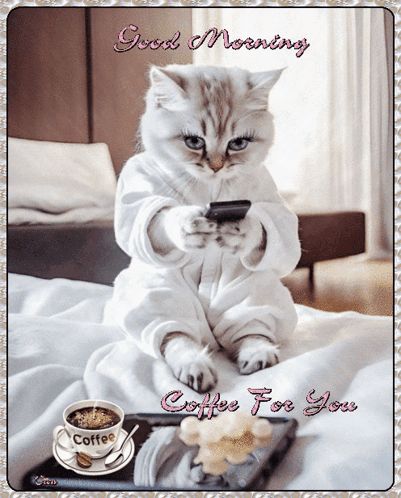 Good Morning Images Funny Gif, Good Morning Cats Funny, Good Morning Gifs Funny, Good Morning Kitty, Good Morning Humor, Cute Good Morning Pictures, Cute Good Morning Gif, Morning With Coffee, Good Morning Cat