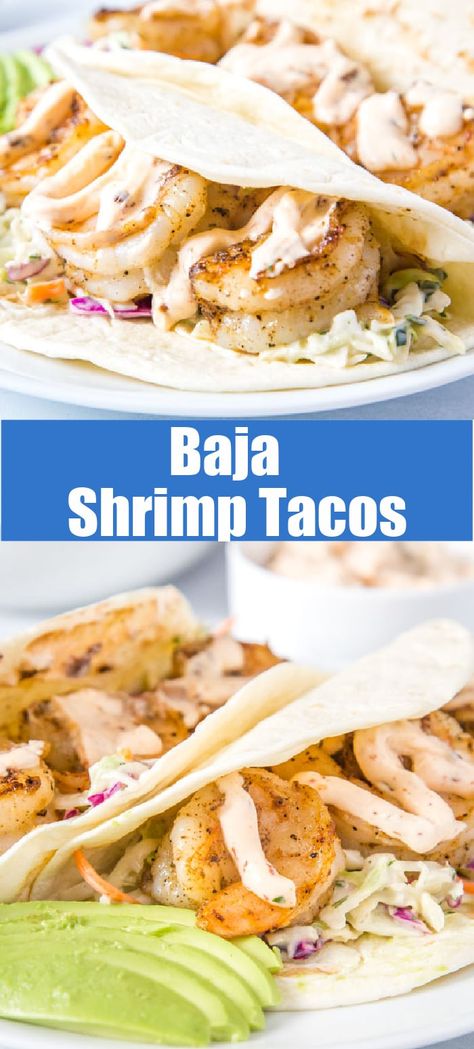 Chipotle Lime Sauce, Baja Shrimp, Baja Shrimp Tacos, Shrimp Tacos Recipe, Baja Sauce, Shrimp Tacos Easy, Shrimp Taco Recipes, Shrimp Recipes For Dinner, Lime Sauce