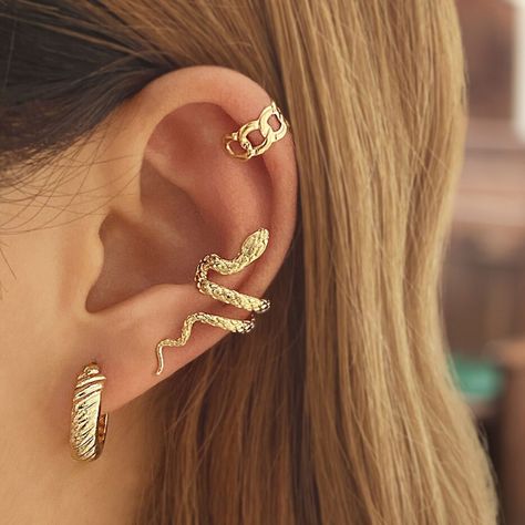 Rhinestone ear cuff