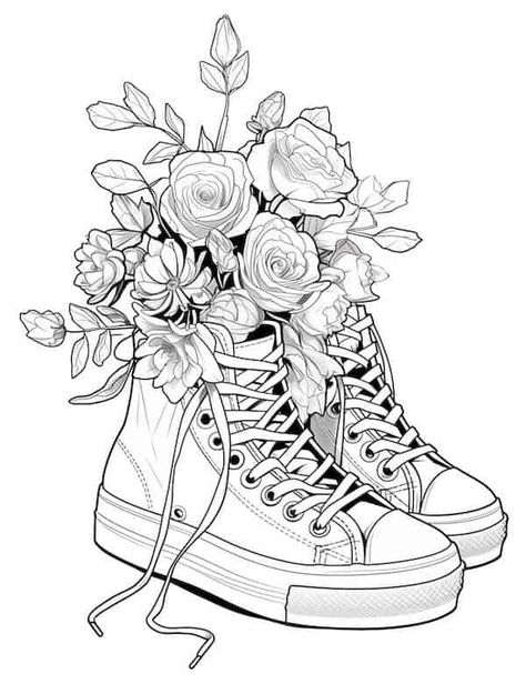 Free Coloring Pages Printables For Adults Flowers, Tattoo Style Coloring Pages, J Coloring Pages, Improving Focus, Fargelegging For Barn, Rose Coloring, Cupcake Coloring Pages, Free Adult Coloring Printables, Our Mindful Life