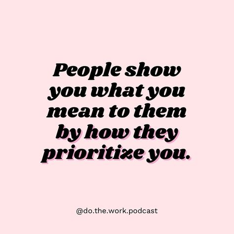 People show how much you matter to them by where they place you in their priorities. When someone regularly makes time for you, involves you in their life, and respects your feelings, it clearly shows they care about you deeply. On the other hand, if you often feel neglected or left out, it might indicate where you stand in their life. Actions and words need to align, and how someone prioritizes you really tells you a lot about what you mean to them. #trust #datingadvice #actionsspeaklouderth... When You Tell Them How You Feel, If They Cared They Would Show It Quotes, Put Someone In Their Place Quotes, If People Wanted To They Would, When Someone Isnt Right For You, People Not Showing Up Quotes, When People Show You Where You Stand, Quotes About Showing Up For People, Prioritize People Who Prioritize You