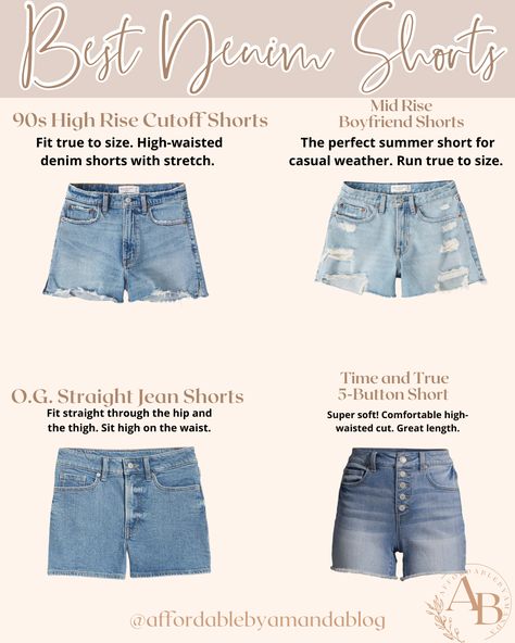 Best Denim Shorts for Women - Top Denim Shorts 2021 Jean Shorts Outfits, Best Denim Shorts, Walmart Jeans, Summer Jean Shorts, Denim Shorts For Women, Kira Chevron, Top Jean, Ripped Jean Shorts, Smock Blouse