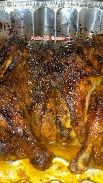 Dahianna on Instagram: "Pollo Al Horno 🇩🇴 reposting for my non pernil eaters. Recipe ⬇️⬇️ . . 1 whole chicken Fresh Sofrito 1/2 teaspoon black pepper 1/2 teaspoon coriander 1/2 tablespoon Sazon 1/2 tablespoon adobo 1/2 tablespoon Dominican oregano 1/2 tablespoon garlic 1/2 tablespoons sazón completo 1/2 lime juice Olive oil . . Cut the spine out of your chicken to open it. Clean with lime and vinegar. Season and marinade a few hours or overnight. My chicken took forever to cook. Obviousl Foodie Recipes Healthy, Whole Baked Chicken, Chicken Fresh, Whole Chicken Recipes, Whole Roasted Chicken, Chicken Thigh Recipes Baked, Roast Chicken Recipes, Chicken Main Dishes, Jamaican Recipes