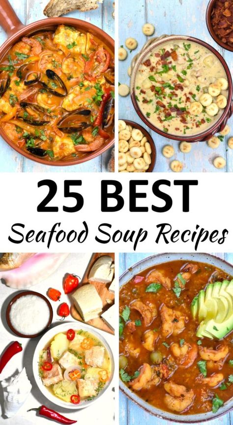 Mexican Seafood Soup, Jambalaya Soup, Canned Corn Recipes, Seafood Soup Recipes, She Crab Soup, Oyster Stew, Mexican Seafood, Artichoke Soup, Crab Bisque