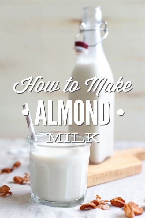 How to Make Almond Milk. This recipe is so easy and tastes amazing-creamy and naturally-sweet, with a hint of vanilla flavor. Only four ingredients + a blender! That's all you need. Once you make almond milk you'll never go back to store-bought.