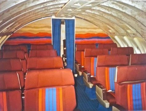 Airline Interiors, Airplane Interior, Vintage Airline, Aircraft Interiors, Jet Age, Cabin Interiors, Vintage Aviation, Delta Airlines, Civil Aviation