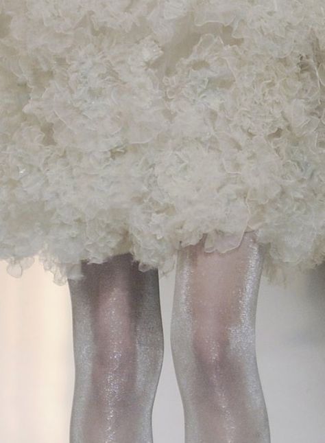 Chanel legs in clouds Zsazsa Bellagio, White Runway, Lavender Grey, Chanel Couture, Pretty Legs, Chanel Haute Couture, Quirky Fashion, Chanel Paris, Snow Queen