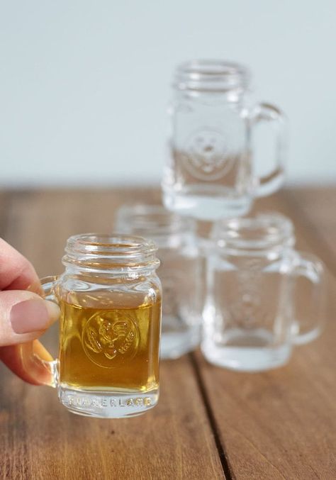 Shop it: Preserve Your Verve Shot Glass Set ($15) Mini Mason Jars, Shot Glass Set, Christmas Gifts For Men, Kitchen Gifts, Shot Glasses, Best Christmas Gifts, Mason Jar Mug, Kitchen Stuff, My New Room