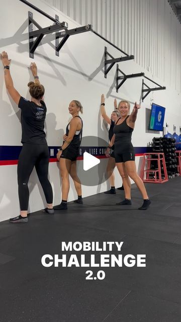 Mobility Challenge, F45 Training, Gym Games, Gym Ideas, Workout Videos, Volleyball, Train, Gym, On Instagram