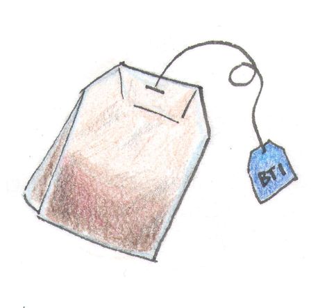 Cute Teabag Illustration, Tea Bag Illustration, Tea Bag Drawing, Tea Bag Tattoo, Teabag Tattoo, Pot Tattoo, Tea Story, Passion Tea, Tea Illustration