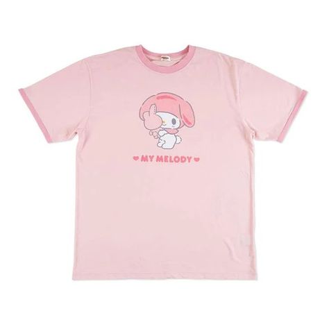 Clothing – Page 2 – JapanLA Sanrio Clothes, Sanrio Store, Pink Clothes, Tøp Aesthetic, Png Shirt, Sanrio My Melody, Sanrio Japan, Club Outfit Ideas, T Shirt Png