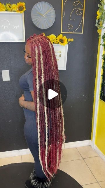 Lemonaee’s Touch LLC- Orlando, FL Loc Specialist🔥🐐 on Instagram: "😍😍😍❤️💋 I love a good combo🔥 Can we say 4+4??? Style: 40” Smedium Messy Locs  Feburary Calendar opens in 3 more days!! Don’t just look, BOOK your look🫶🏽🍋  #infinitylocs #messylocs ##messylocs #distressedlocs #butterflylocs #freetress #extended #orlandohairstylist #orlandohair #orlandoloctician #ucfhair #kissimmeehair #tampahair #locstyles #locs4life #locsforwomen" Loc Styles, Locs Hairstyles, Locs, Orlando, Hair Stylist, Canning, Hair Styles, Hair