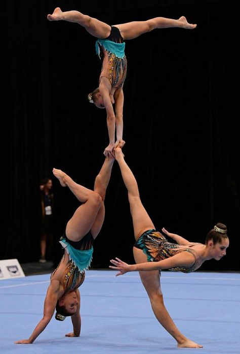 Gymnastics Problems, Acro Gymnastics, Tumbling Gymnastics, Gymnastics Tricks, Gymnastics Flexibility, Sports Fit, Gymnastics Poses, Gymnastics Videos, Acrobatic Gymnastics