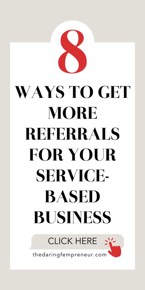 Small Business Graphics, Friend Referral, Referral Marketing, Business Graphics, Marketing Plan Template, Business Leadership, Referral Program, Service Based Business, Ideal Client