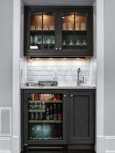 Small Home Bar Ideas, Wet Bar Designs, Small Bars For Home, Ikea Bar, Home Wet Bar, Small Remodel, Home Bar Designs, Kitchen Corner, Trendy Kitchen