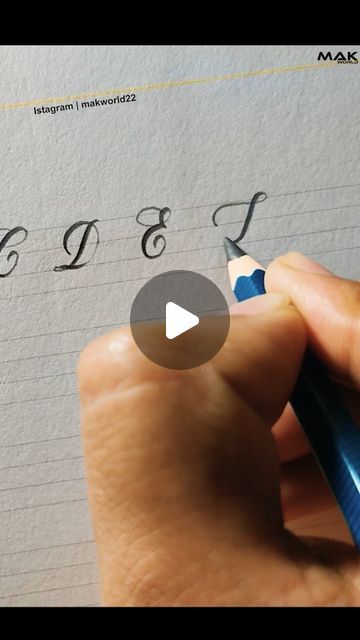 Pencil Calligraphy Alphabet, Calligraphy Alphabet For Beginners Step By Step, Caligraphy Alphabet Beginners, Calligraphy Alphabet For Beginners, Fancy Writing Styles, How To Do Calligraphy, Pencil Calligraphy, Hand Lettering Practice Sheets, Calligraphy Letters Alphabet