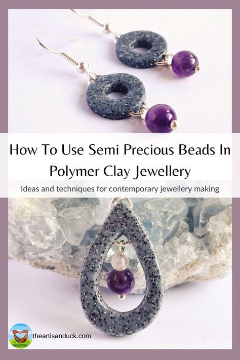 Polymer Clay Jewellery, Jewelry Magazine, Rose Quartz Jewelry, Polymer Clay Diy, Precious Beads, Clay Jewellery, Semi Precious Jewelry, Rose Quartz Beads, Semi Precious Beads