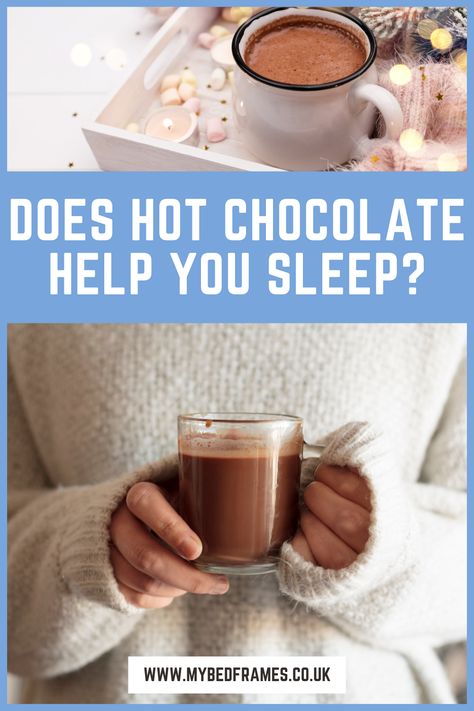 Yes, it may sound too good to be true, but hot chocolate can help you fall asleep. Hot chocolate is a rich source of beneficial sleep-inducing chemicals that may help some people fall asleep. Bedtime Hot Chocolate, Sleepy Hot Chocolate, Toddler Sleep Help, Healthy Hot Chocolate, Sleep Drink, Cocoa Drink, Hot Cocoa Recipe, Sleep Tea, Making Tea