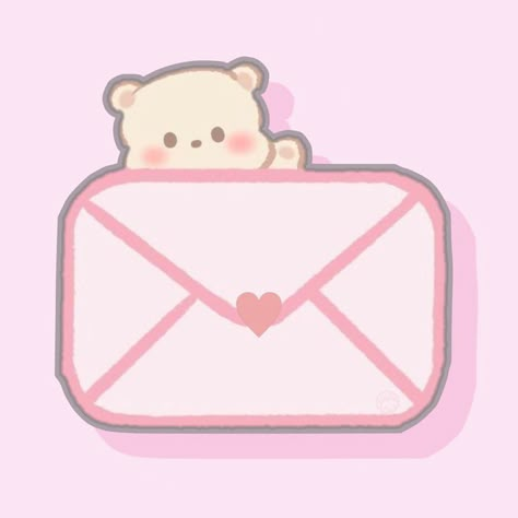 Pink Mail Icon, Kawaii Icons For Apps, Apps Kawaii, Vintage App Icons, Bear App, All Apps Icon, Vintage App, Camping Vintage, Kawaii App