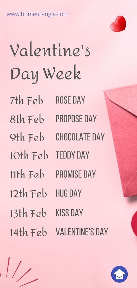 Valentine's Day week list List Of Valentine Week, Valentine Day Week List, Valentine's Day List, Valentine's Day Origin, Velentine Day, Valentines Day Love Quotes, Valentine Day List, Valentine Day Week, Valentines Gift Bags