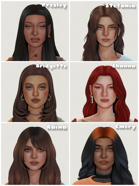 sim dump ♡ | simsaula Sims 4 Hair Dump, Sims Dump Maxis Match, Sims 4 Female Dump, Sims 4 Cc Sims Dump, Sims 4 Character Ideas, Sims 4 Cc Dump, Sims Dump Sims 4, Sims 4 Sims Dump, Sims 4 Dump