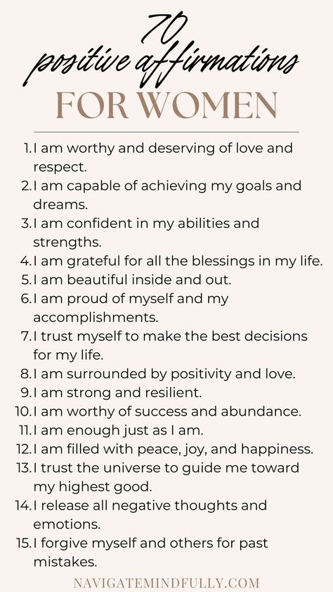 affirmations for women Affirmation For Positive Mindset, Daily Affirmations For Successful Women, That Girl Affirmations, Spiritual Affirmations For Women, Affirmation For Black Women, Words Of Affirmation For Women, Healthy Affirmations, Daily Affirmations For Women, Journal Inspiration Writing