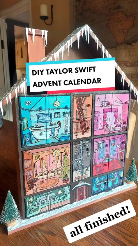 Taylor Swift Advent Calendar Ideas, Crafts For Swifties, Taylor Swift Inspired Gifts Diy, Taylor Swift Advent Calendar, Taylor Swift Crafts For Kids, Diy Taylor Swift Gifts, Diy Taylor Swift Room Decor, Taylor Swift Gift Ideas Diy, Taylor Swift Crafts Ideas