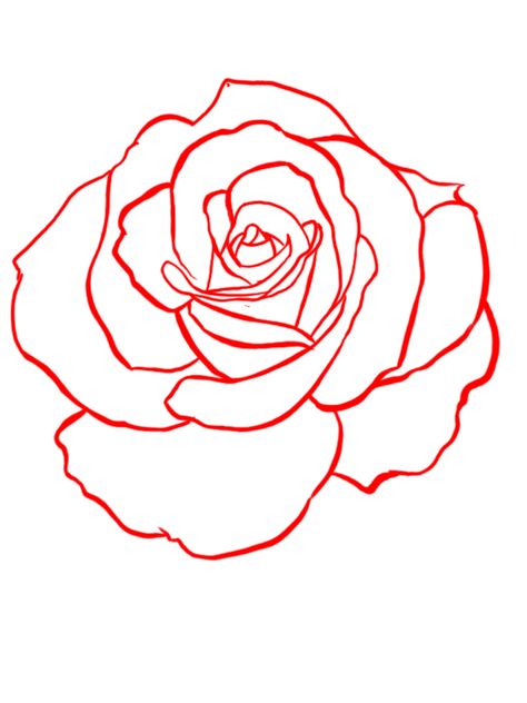 Rose Drawings Easy, Roos Tattoo, Chest Tattoo Sketches, Rose Tattoo Cover Up, Rose Line Art, Binder Cover Templates, Rose Outline, Cover Templates, Rose Drawing