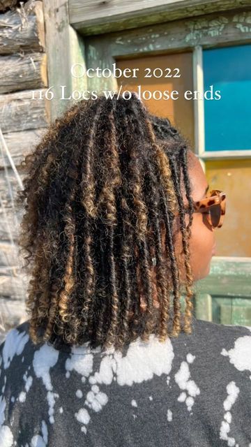 Locs Curly Ends Black Women, Dreads With Loose Ends, Coil Locs With Curly Ends, Loca With Curly Ends, Sister Locs With Loose Ends, Lox Extensions With Curly Ends, Natural Locs With Curly Ends Styles, Locs With Combed Out Ends, Curly End Locs Natural Hair